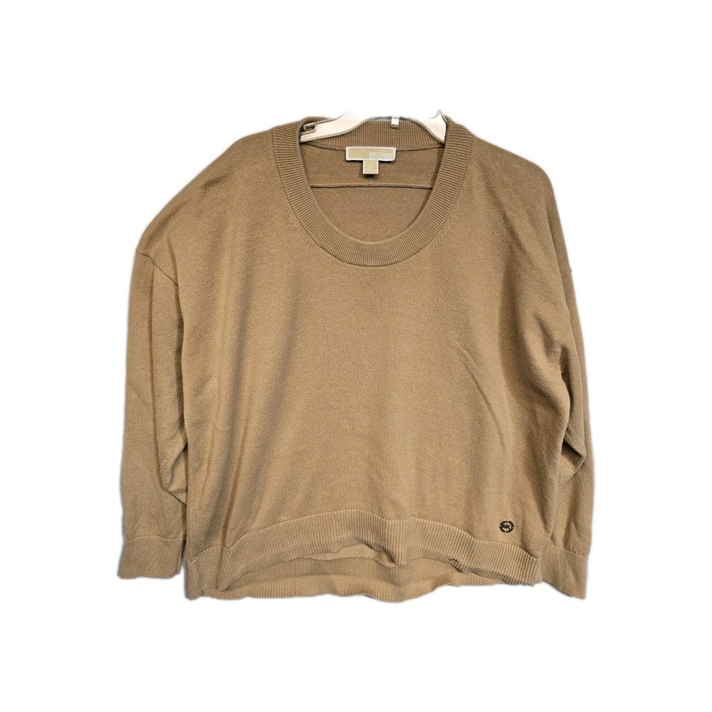 Michael Kors Women's Sweater XL Brown Pull Over Relaxed